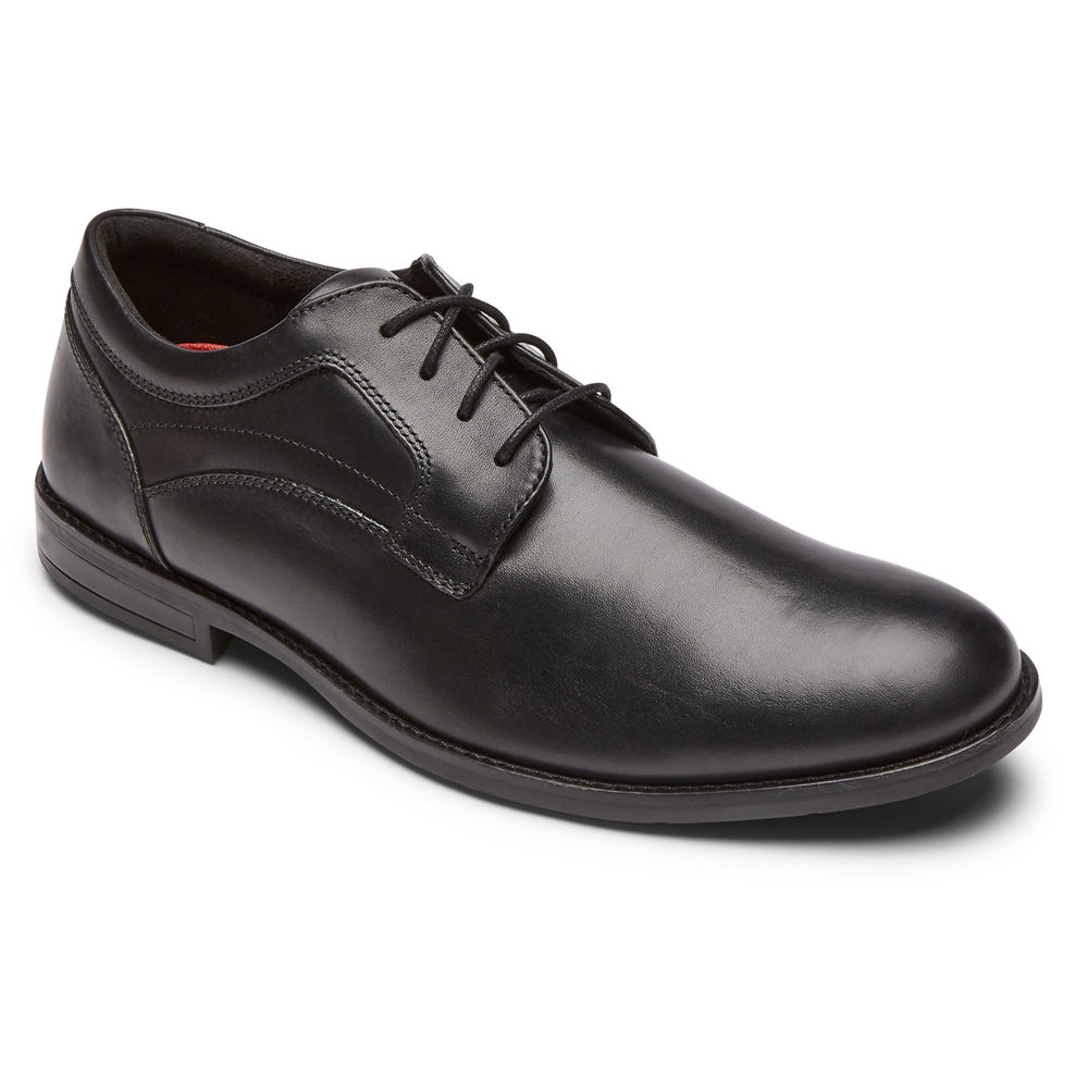 Oxfords Rockport Homem Pretas - Mykel Plain Toe - 05793AFQP